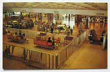 Texas Dallas Love field Airport Main Lobby Postcard Chrome picture