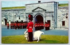 Vintage Postcard Quebec Canada Amusing Incident Royal 22E Regiment La Citadelle picture