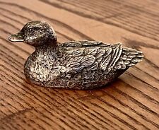 Vintage Alessandro Magrino Sterling Silver Duck Figurine-Fully Hallmarked picture