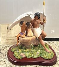 THOMAS BLACKSHEAR’S Ebony Visions UNDER THE SHELTER OF HIS WING Figurine LE 1st picture
