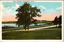 Minneapolis MN-Minnesota Lake Nokomis c1927 Vintage Souvenir Postcard picture