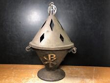 Antique Gothic Thurible Censer St. Gall Switzerland with Chi-rho picture