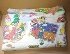 Vintage 1986 NINTENDO comforter blanket - Mario Link Zelda twin 65