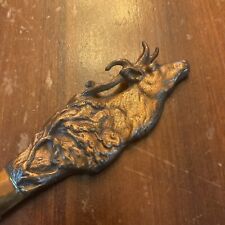 Antique Bronze Elk Figural Letter Opener picture