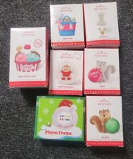 7 Pack Hallmark Keepsake 2015/2016 Christmas Ornaments Collectible picture