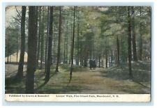 1910 Lover's Walk, Pine Island Park, Manchester, New Hampshire NH Postcard picture