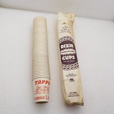 Rare Vintage 50 Tappan appliance Dixie paper  8 oz cups for dispenser picture