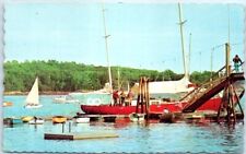 Postcard - The Yacht Basin At South Freeport, Maine picture
