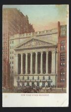 VTG Postcard Antique, 1915-30, New York Stock Exchange picture
