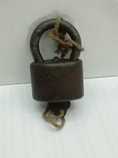 Vintage Tsarist Russia Padlock One Key Works Well Good Condition picture