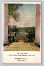 Madison IN-Indiana, James FD Lanier Memorial, View South, Vintage Postcard picture
