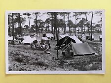 cpsm St JEAN de MONTS in 1951 (Vendée) CAMPING in FOREST automobiles campeurs picture