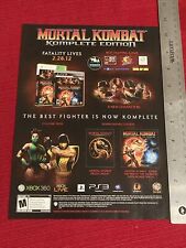 Mortal Kombat Komplete Edition Video Games Xbox 2012 Print Ad picture