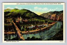 Glenwood Springs CO-Colorado, Panorama Hot Mineral Water Baths, Vintage Postcard picture