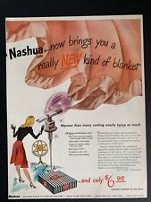 Vintage 1940s Nashua Blankets Ad picture