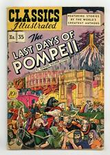 Classics Illustrated 035 Last Days of Pompeii #1 VG/FN 5.0 1947 picture