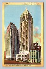 Pittsburgh PA Federal Reserve Koppers Gulf Building Pennsylvania Old Postcard picture