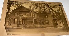 Rare Antique Victorian American House of Charles Camp MA Landscape Cabinet Photo picture