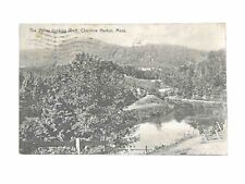 1908 Vintage Post Card: The Valley looking West, Cheshire Harbor, Mass. W/PMK picture