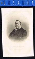 Rev. George C. M. Roberts, M.D., D.D- 1866 Engraved Print picture