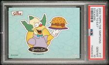 2002 Topps Simpsons Stickers Good To Eat #17 POP 2 - PSA 10 picture