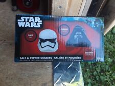 New Star Wars Salt Pepper Shakers Stormtrooper Darth Vader Ceramic picture