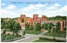 Vanderbilt University Hospital Nashville Tennessee Vintage Linen Postcard picture
