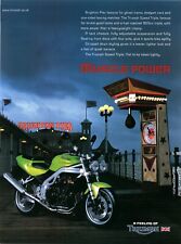 2003 PRINT AD - TRIUMPH MOTORCYCLE AD - BRIGHTON PIER - TRIUMPH SPEED TRIPLE picture