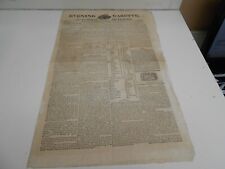May 27th, 1815 Evening Gazette (Boston) 4 Page Newspaper picture