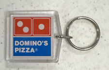 Vintage Domino’s Pizza Acrylic Double Sided 1.5” Square Keychain picture