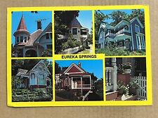 Postcard Eureka Springs AR Arkansas Victorian Era Homes Houses Vintage PC picture
