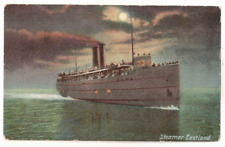 1910 PC: Steamer “Eastland” at Night picture