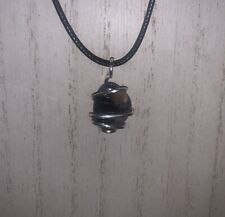 Handmade Natural Polished Pietersite Crystal Namibia Necklace Silver Tone Wire picture