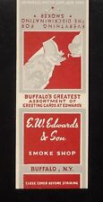 1940s E. W. Edwards & Son Smoke Shop Buffalo's Greatest Assortment Buffalo NY MB picture
