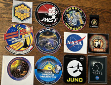 Nasa Collectibles Assorted Lot - Stickers Patch Pin (12 Items Total) picture