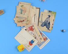 Mixed Lot of 28 Antique Postcards of Mostly Dutch Children Themed picture