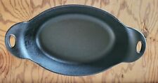 12 In. Lodge Skillet Oval Cast Iron Black  picture