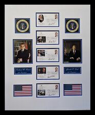 Richard Nixon First Day Covers 1995 Signed-President Ford Framed Ready to Hang picture