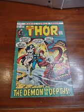 THE MIGHTY THOR #204 Marvel 1972 John Buscema  Iron Man VG picture
