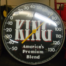 vintage original thermometer ask for King whisky advertisement picture