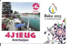 QSL  2015 Azerbaijan     radio card picture