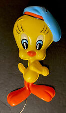 Vintage Headlites Looney Tunes TWEETY Blow Mold Wall Lamp Light 1992 picture