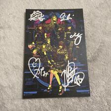 BAND-MAID  Autographed Postcard Limited SS Seat Music Japan used picture