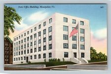 Montpelier VT-Vermont, State Office Building, Outside, Vintage Postcard picture