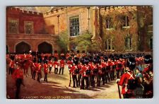 London-England, Changing Guard At St James, Antique, Vintage Souvenir Postcard picture
