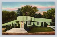 Old Postcard Florida Court Motor Lodge Asheville NC AAA Advertising picture