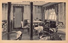 DINING ROOM OF THE GRAF ZEPPELIN (FLEW 1928-1937) FIRST COMMERCIAL T.A. AIRSHIP picture