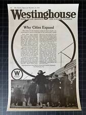 Vintage 1918 Westinghouse Print Ad picture
