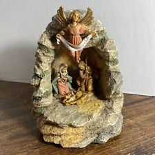 Fontanini Lighted Christmas Nativity crèche  with Music - Roman Angel Christmas picture