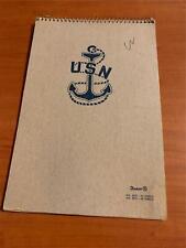 1960’s US Navy Wirebound Notebook/Steno Pad picture